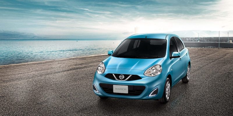 banner nissan march